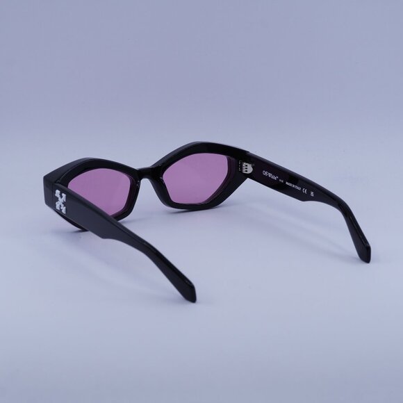 Off-White OERI144 HILO 1030 Sunglasses Black Cat Eye Frame, Pink Lenses - Picture 8 of 10